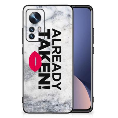 Xiaomi 12 | 12X | Telefoon Hoesje | met tekst Already Taken White