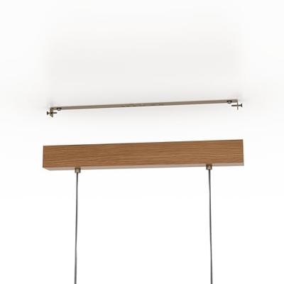 Eglo Eetkamer hanglampCastralvo houtbruin met witte kappen - 901291 - thumbnail