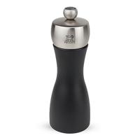 Peugeot Fidji zoutmolen 15 cm - mat zwart - beukenhout - thumbnail