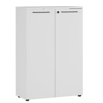 Lage dichte kantoorkast Ergonoma Lichtgrijs