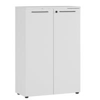 Lage dichte kantoorkast Ergonoma Lichtgrijs - thumbnail