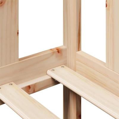 Slaapbank met lades 90x190 cm massief grenenhout