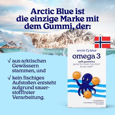 Omega-3 Gummies DHA en EPA met vitamine D3 - 30 stuks - thumbnail