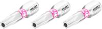 HAZET Bit 2223N-T25H/3 · 1/4 inch (6,3 mm) zeskant massief · Tamper resistant TORX®-profiel · 3-delig · SW T25H - thumbnail