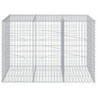 Schanskorf 150x100x100 cm gegalvaniseerd ijzer zilverkleurig - thumbnail