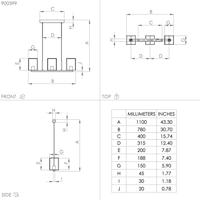 Eglo Gouden eettafel hanglampCumiole - 900399 - thumbnail