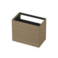 INK - Onderkast 2 Laden Push To Open Decor - 800x450x650 Mm - Olijf Eiken - thumbnail