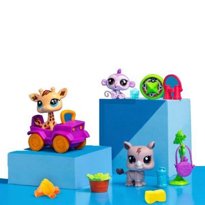 BANDAI - Littlest Pet Shop - Safari Pack - 3 dieren en accessoires - BF00524 - thumbnail