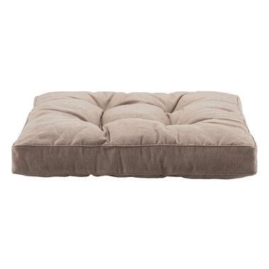 Loungekussen Florence zitting - taupe - 80x80 cm