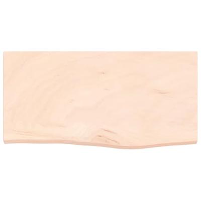 VidaXL Wastafelblad 60x30x2 cm onbehandeld massief hout