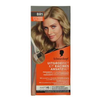 Schwarzkopf Uitgroeiset BR1 Middenblond Schwarzkopf Uitgroeiset BR1 Middenblond