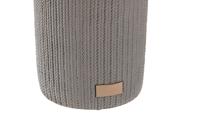 Toiletborstel DKD Home Decor Grijs Cement Roestvrij staal 10 x 10 x 36 cm - thumbnail