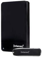 Draagbare 2,5-inch harde schijf - HDD 3,2 + USB - INTENSO - 1 TB + 64 GB - thumbnail