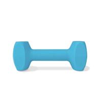 Dumbbell Coachi TRAINING DUMBBELL Blauw L Plastic - thumbnail