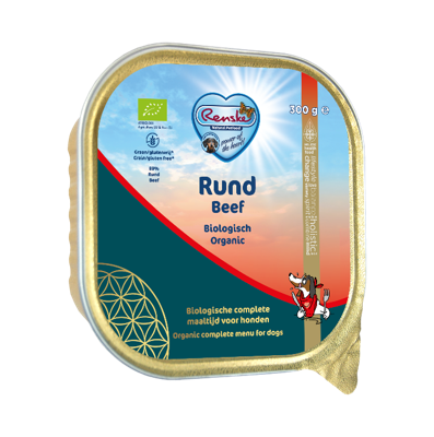 Renske biologisch vers gestoomde rund 9 x 300 gram