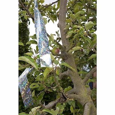 Reflecterend lint met grondpennen om vogels te verjagen Reflecterend lint met grondpennen om vogels te verjagen