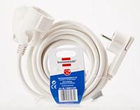 Brennenstuhl hoogwaardige kunststof-verlengkabel | met platte stekker | 5 meter | wit - 1161820225 - thumbnail