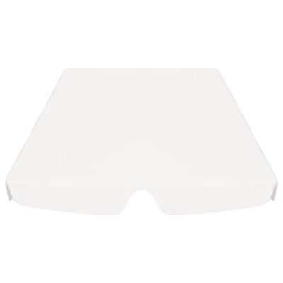 Vervangingsluifel voor schommelbank 188/168x110/145 cm wit