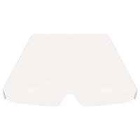Vervangingsluifel voor schommelbank 188/168x110/145 cm wit - thumbnail