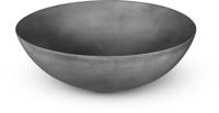 Looox Ceramic raw waskom - 40cm - rond - dark grey wwk40dg - thumbnail