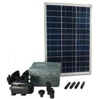 SolarMax 1000 vijverpomp fontein met zonnepaneel - inclusief accu - thumbnail