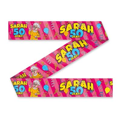 Paperdreams Party Tape Sarah 50 jaar Paperdreams Party Tape Sarah 50 jaar
