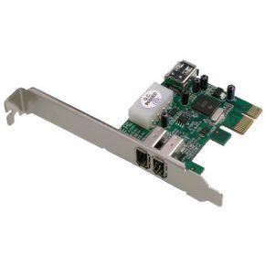Dawicontrol DC-1394 PCI FireWire Controller 3 poorten PCI Express kaart PCI Geschikt voor RAID Dawicontrol DC-1394 PCI FireWire Controller 3 poorten PCI Express kaart PCI Geschikt voor RAID