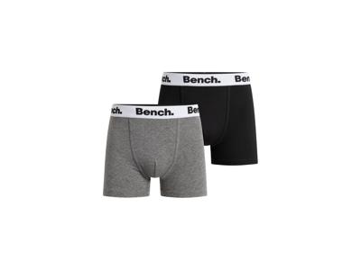 BENCH Set van 2 heren boxers (Zwart/grijs, L) BENCH Set van 2 heren boxers (Zwart/grijs, L)