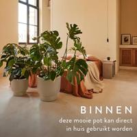 Elho Amber Grail 30 - Beige - Ø 30 x H 28 cm - Binnen en Buiten - 100% gerecycled - thumbnail