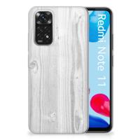 Xiaomi Redmi 10 | Redmi Note 11 4G | Bumper Hoesje | White Wood - thumbnail