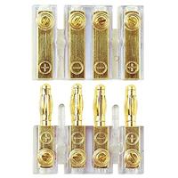 Sinuslive Soundboard-connector 8 x 4 mm² Verguld - thumbnail