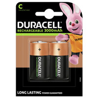 Oplaadbare C batterij (baby) Duracell PreCharged NiMH 1.2 V 3000 mAh 2 stuk(s) - thumbnail