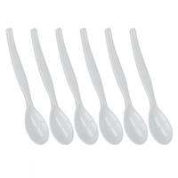 Metaltex Eierlepels 6 Stuks Wit - thumbnail