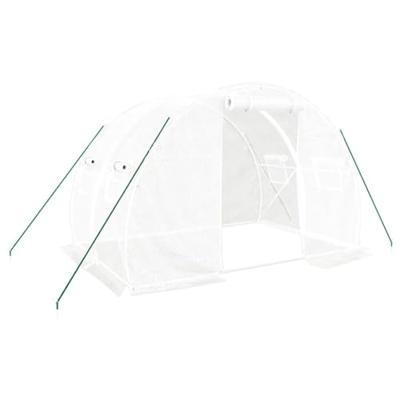 VidaXL Tuinkas met stalen frame 6 m² 3x2x2 m