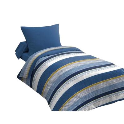HOME PASSION STANIS microvezel dekbedset - 1 dekbedovertrek 140 x 200 cm + 1 kussensloop 63 x 63 cm - Blauw HOME PASSION STANIS microvezel dekbedset - 1 dekbedovertrek 140 x 200 cm + 1 kussensloop 63 x 63 cm - Blauw