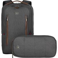 Wenger City Upgrade Laptoprugzak Geschikt voor max. (laptop): 39,6 cm (15,6) Grijs - thumbnail