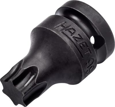 HAZET Krachtdopsleutelbit 995S-T60 · 1/2 inch (12,5 mm) vierkant hol · Binnen-TORX®-profiel · SW T60