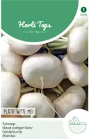 Zaden Rapen Platte Witte Mei Hortitops - Hortitops - thumbnail