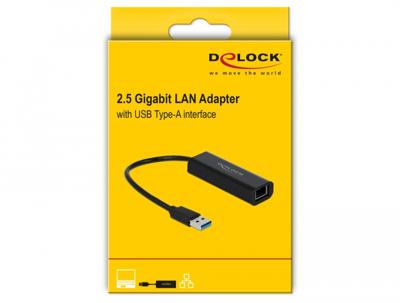 Delock USB 2.0 Adapter [1x USB-A-stekker - 1x RJ45-bus] 66299 0.15 m