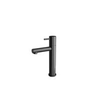 Fonteinkraan Hotbath Cobber 1-hendel Recht 14.8 cm Rond Gepolijst Zwart PVD - thumbnail