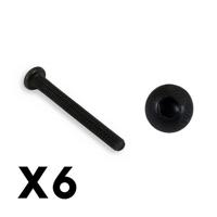 FTX - Outback Fury Button Head 3 X 28Mm Hex Screw (8Pc) (FTX9193) - thumbnail