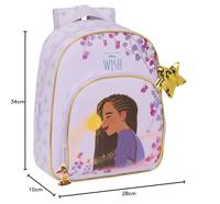 Kinderrugzak Wish Lila 28 x 34 x 10 cm - thumbnail