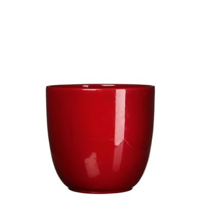 Bloempot Pot rond es/19 tusca 20 x 22.5 cm d.rood Mica - Mica decorations Bloempot Pot rond es/19 tusca 20 x 22.5 cm d.rood Mica - Mica decorations