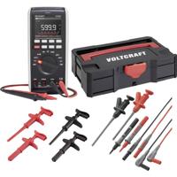 VOLTCRAFT VC-831 Multimeter set met T-loc Systainer, grijpklemmen, haken en extra kabelset - thumbnail