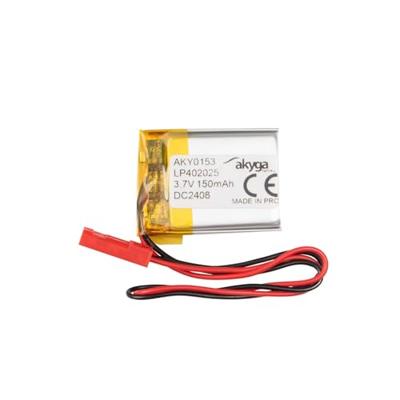 Akyga LP402025 Accupack Batterijgrootte: Speciaal LiPo 3.7 V 150 mAh - thumbnail