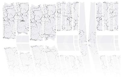 Unleazhed Unscratch - Frame protection film Gravelbike BPG01 Fragment black