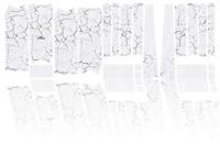 Unleazhed Unscratch - Frame protection film Gravelbike BPG01 Fragment black - thumbnail