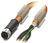 Phoenix Contact 1424097 Sensor/actuator aansluitkabel M12 Aantal polen (sensoren): 4 3.00 m 1 stuk(s) Piece - thumbnail