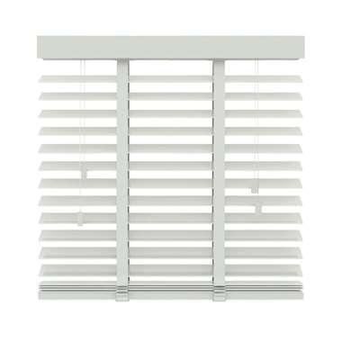 Fenstr jaloezie hout 50 mm wit - 100x130 cm - Leen Bakker