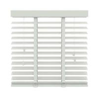 Fenstr jaloezie hout 50 mm wit - 100x130 cm - Leen Bakker - thumbnail